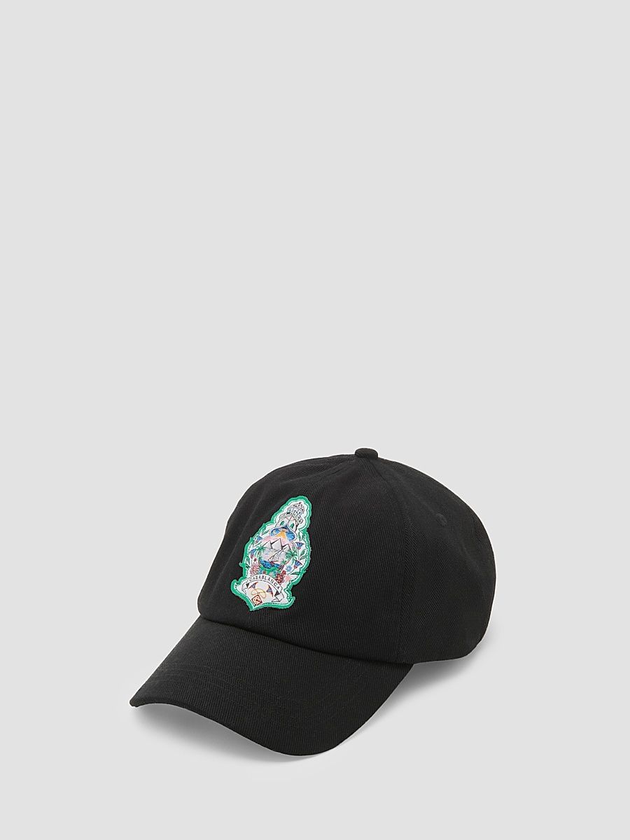 Men's Hotel Emblem Cap - Black