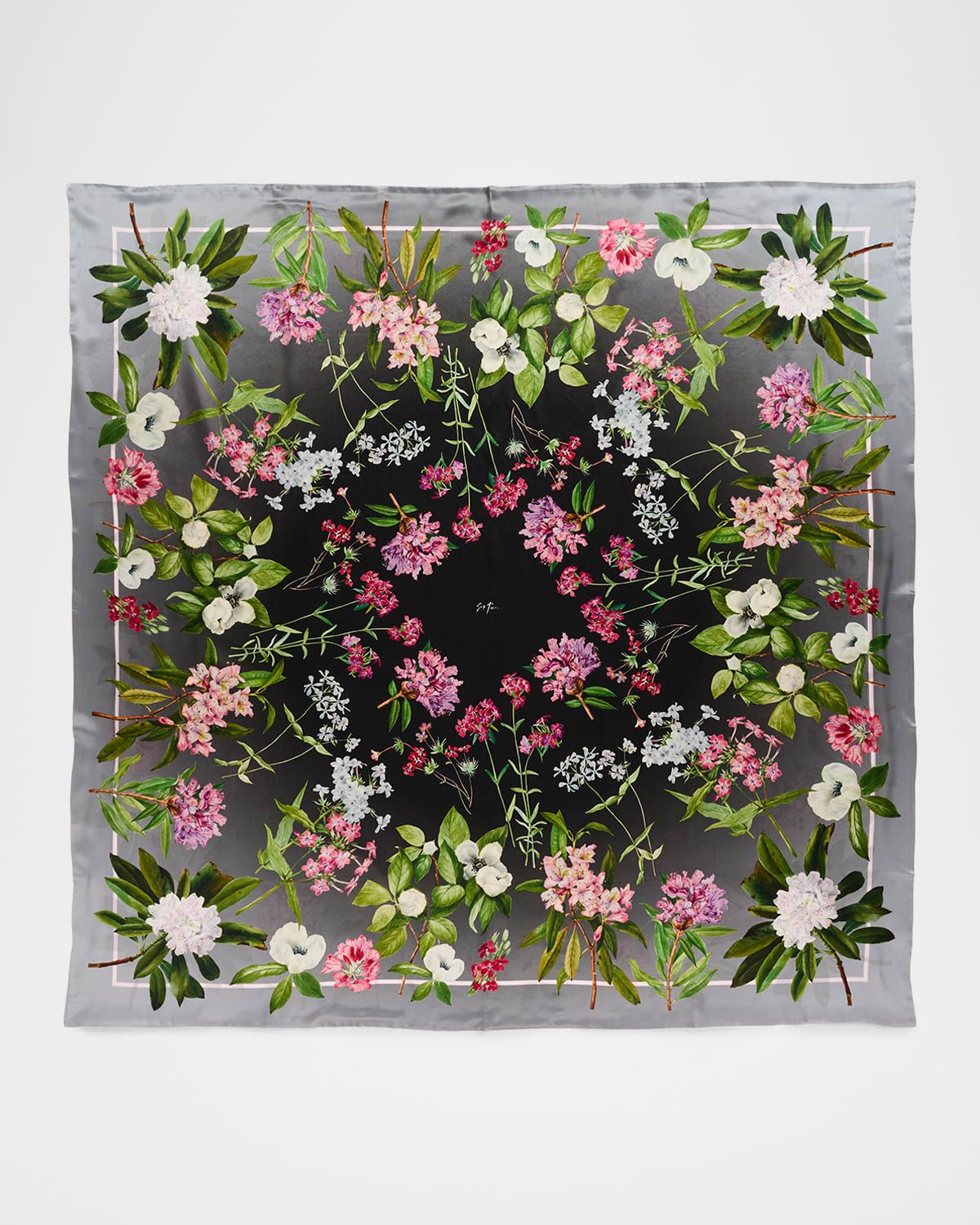 Brandi Double-Sided Large Square Silk Scarf