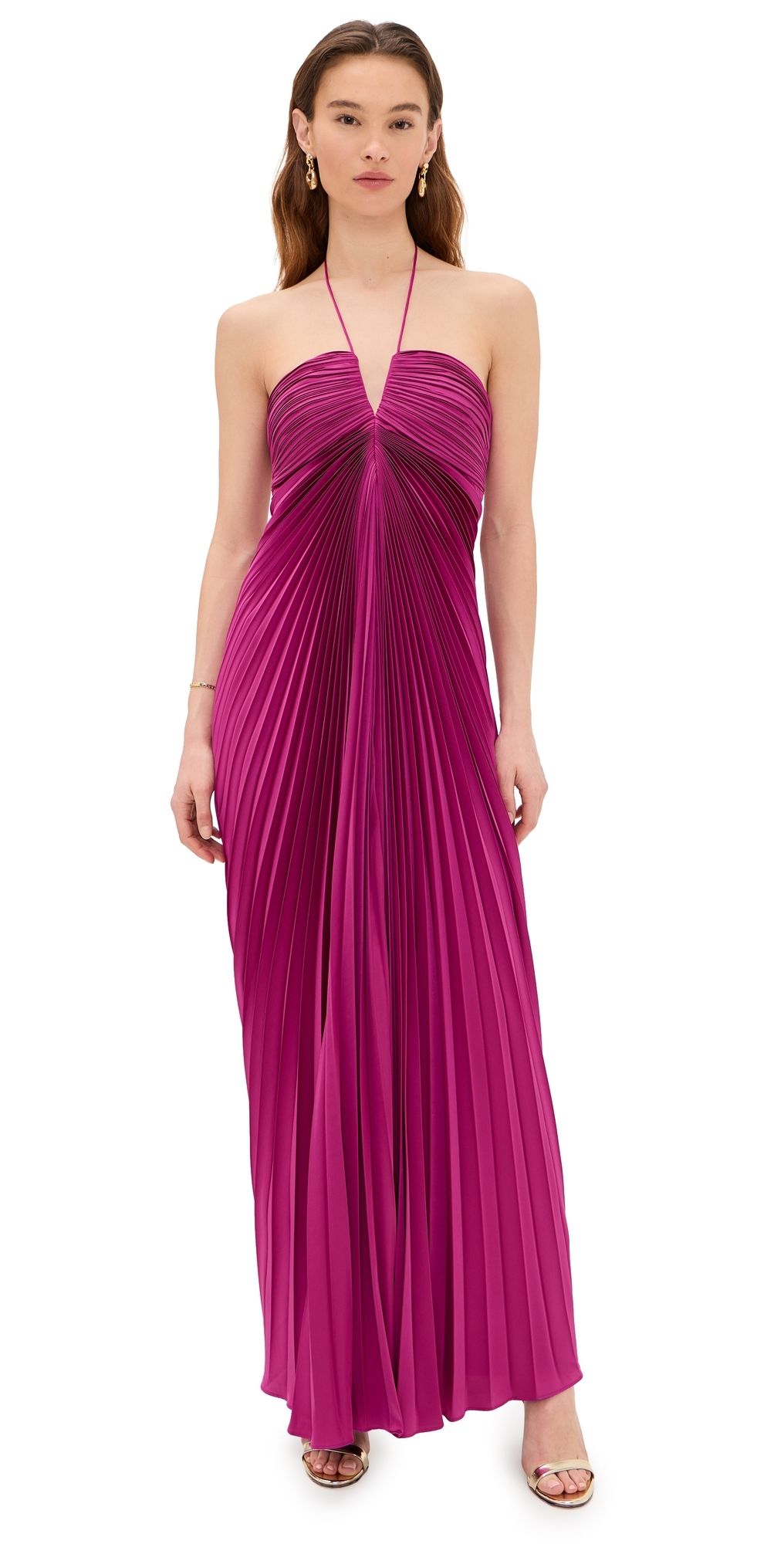 AMUR Ionea Pleated Gown Nectar 12