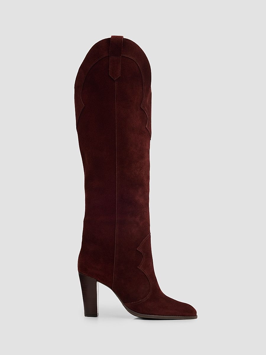 Women's Miller Up 95MM Knee-High Suede Boots - Maplewood - Size 9