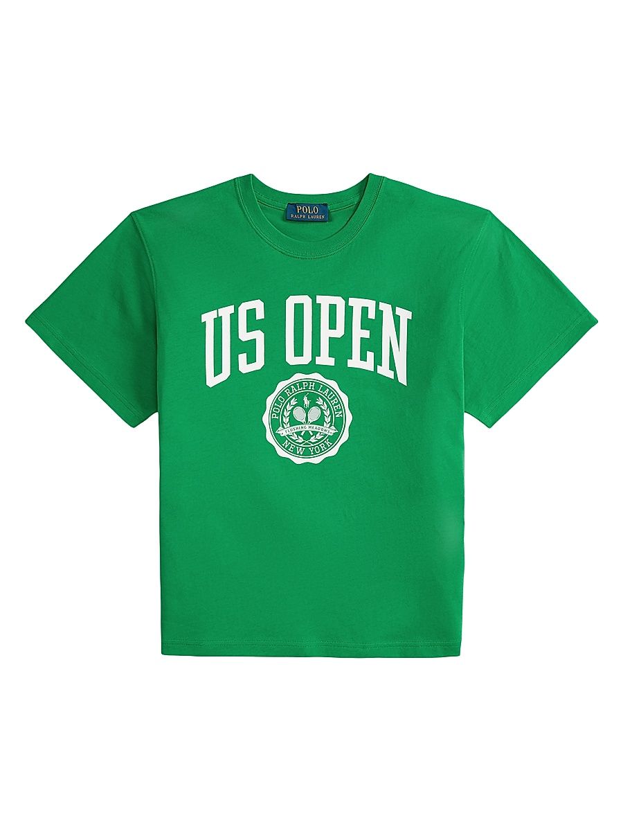 Women's US Open Logo Crewneck T-Shirt - Billiard - Size XL