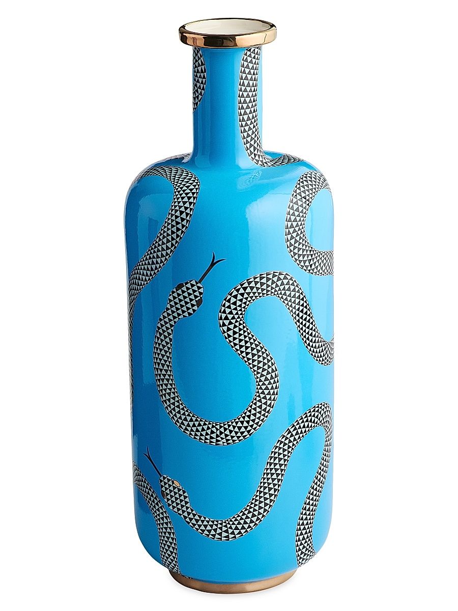 Eden Porcelain Vase - Blue