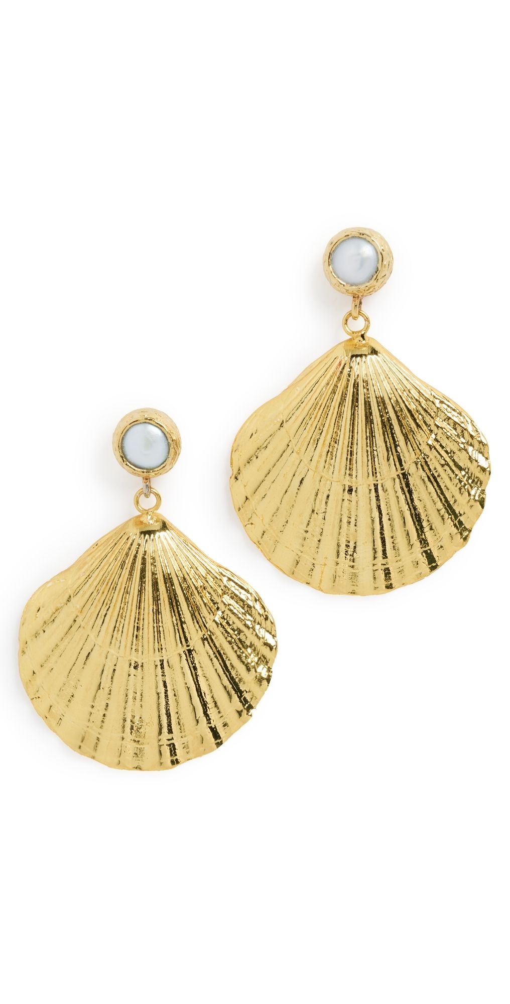 Maison Irem Myrthos Earrings Gold One Size