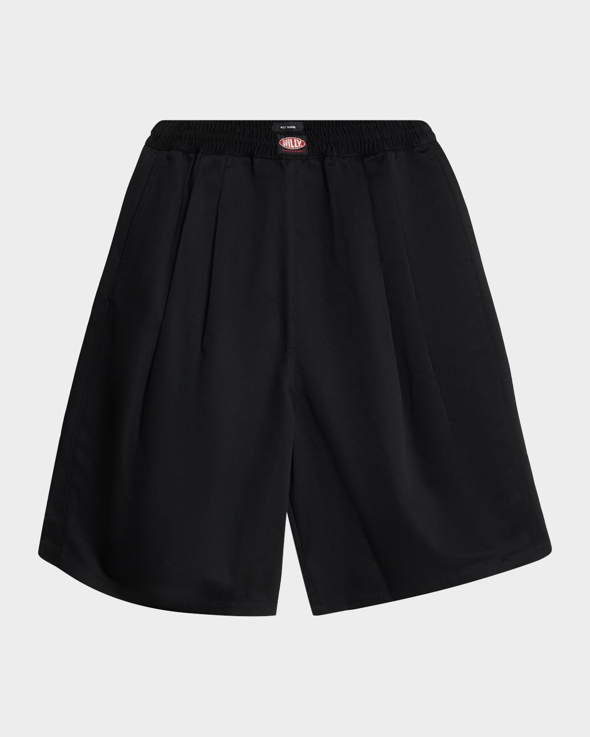 Men & apos;s Waistband-Label Oversized Shorts