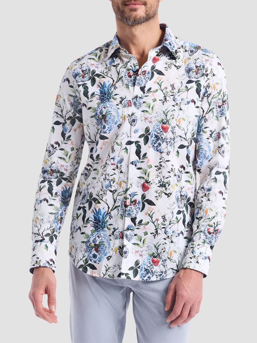 Robert Graham Men's ​Briarcliff Printed Shirt - Multi - Size Small