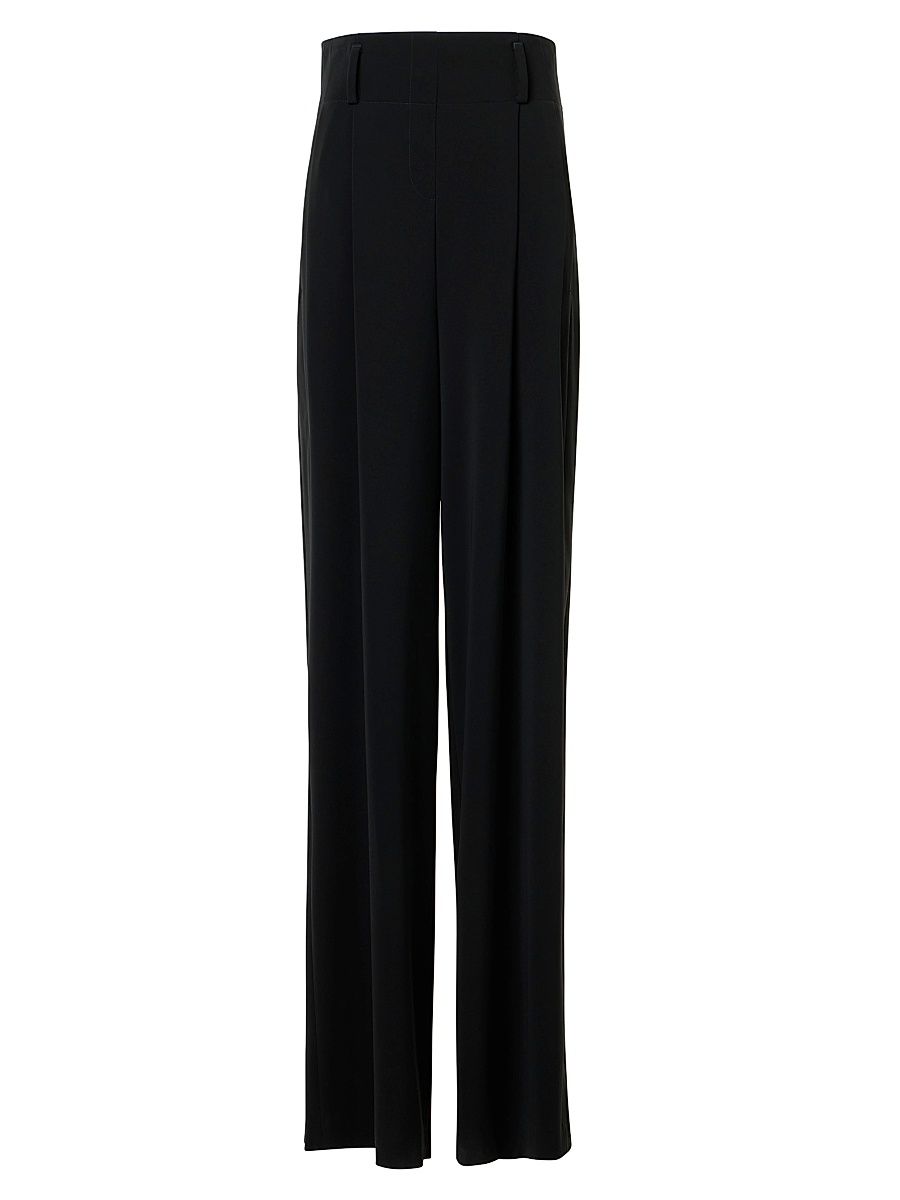 Women's Florina Crepe High-Rise Pants - Black - Size 16