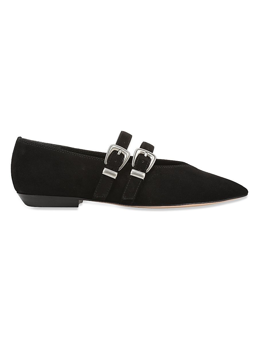 Women's Bancroft Suede Mary Janes - Black - Size 12