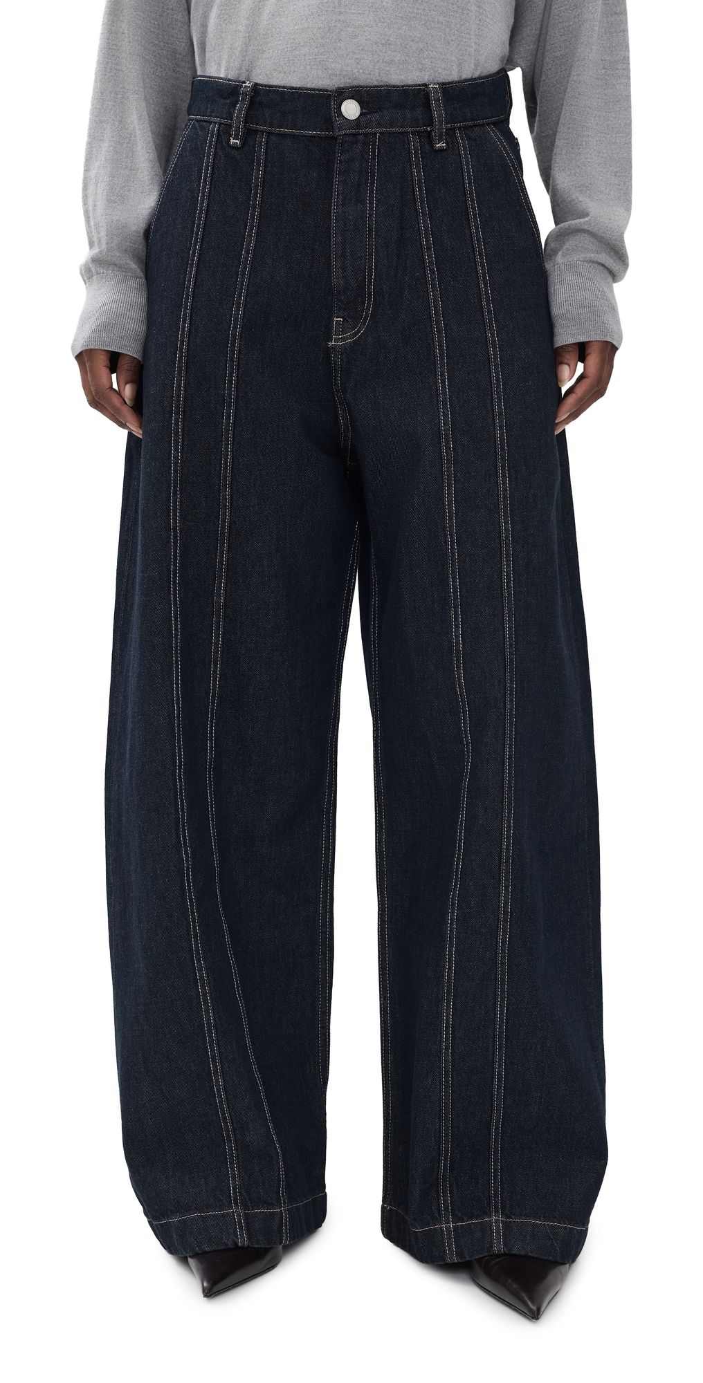 DL1961 Becca Low-Slung Baggy Pants Midnight Run Aura/Highluxe 23