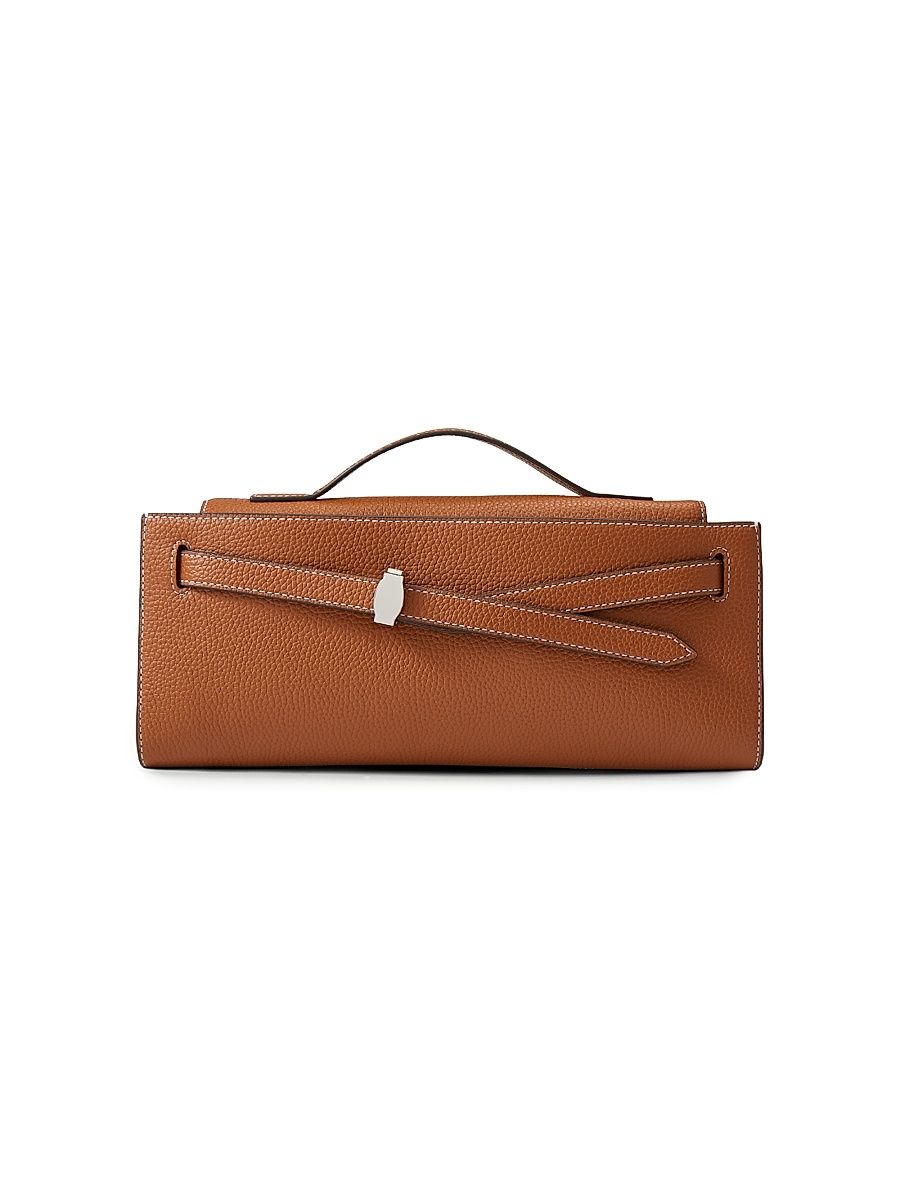 Women's Dash Pebbled Leather Clutch - Hazelwood
