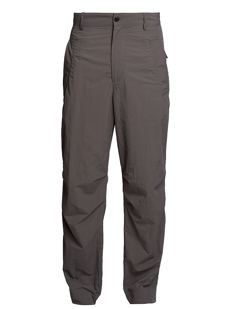 Men's Nylon Straight-Leg Pants - Khaki - Size 36