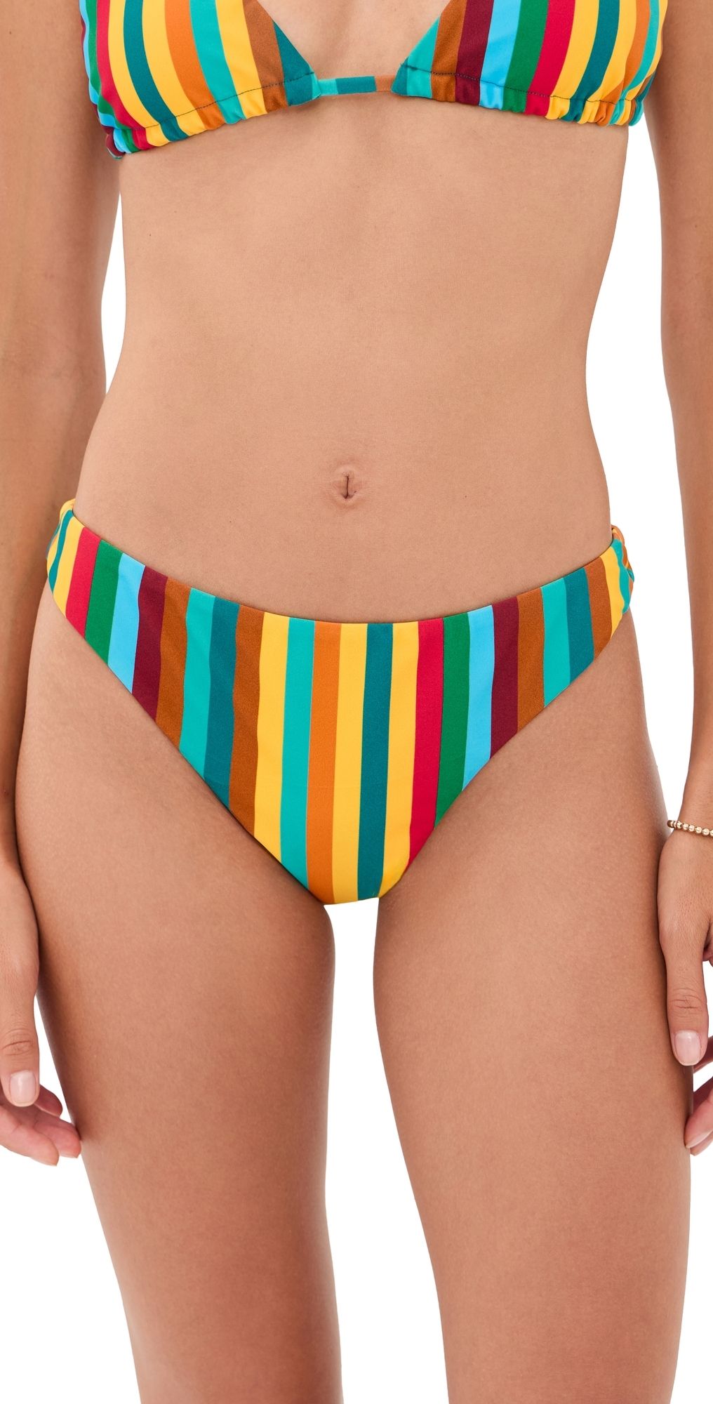 SIMONMILLER Bwai Bikini Bottoms VIBRANT MULTI STRIPE M