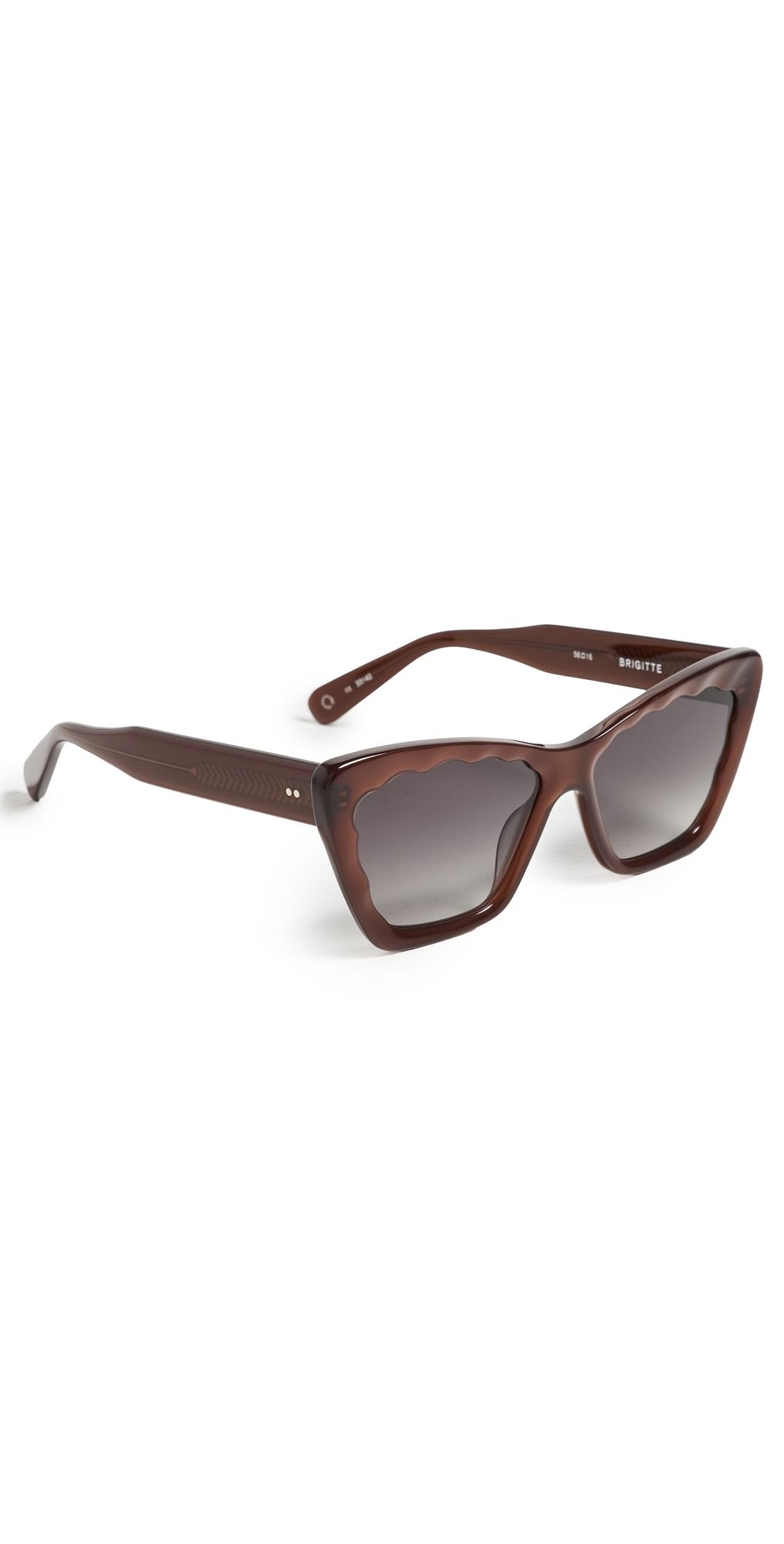 Krewe Brigitte Sunglasses Espresso One Size