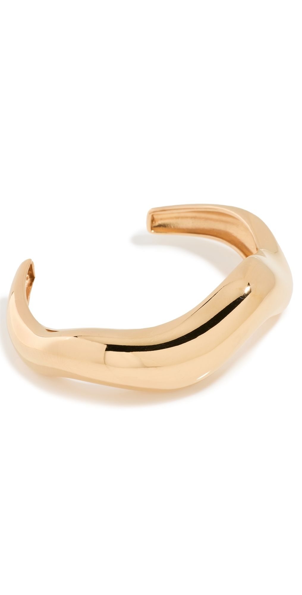 AGMES Large Astrid Cuff Gold Vermeil S/M