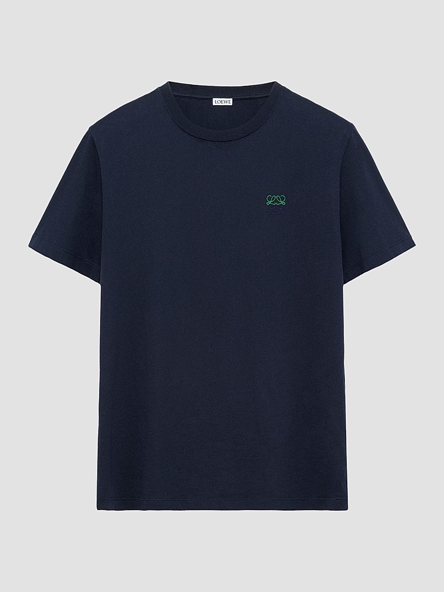 Men's Regular-Fit Cotton-Blend Jersey T-Shirt - Dark Navy - Size XS