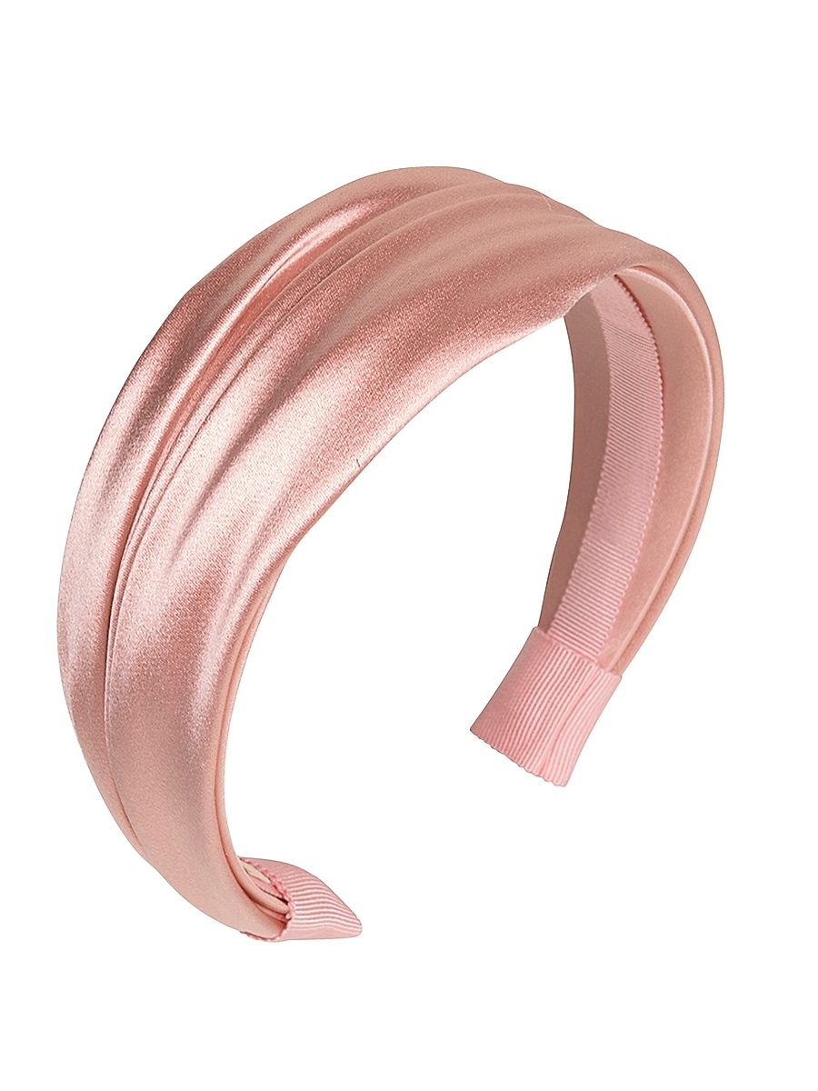 Women's Natasha Silk-Cotton Headband - Pink