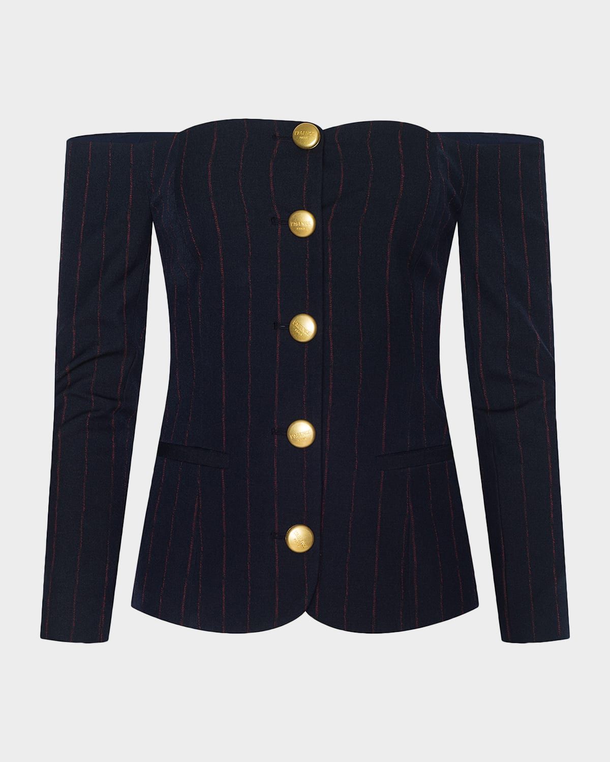 Alice Off-Shoulder Blazer Top