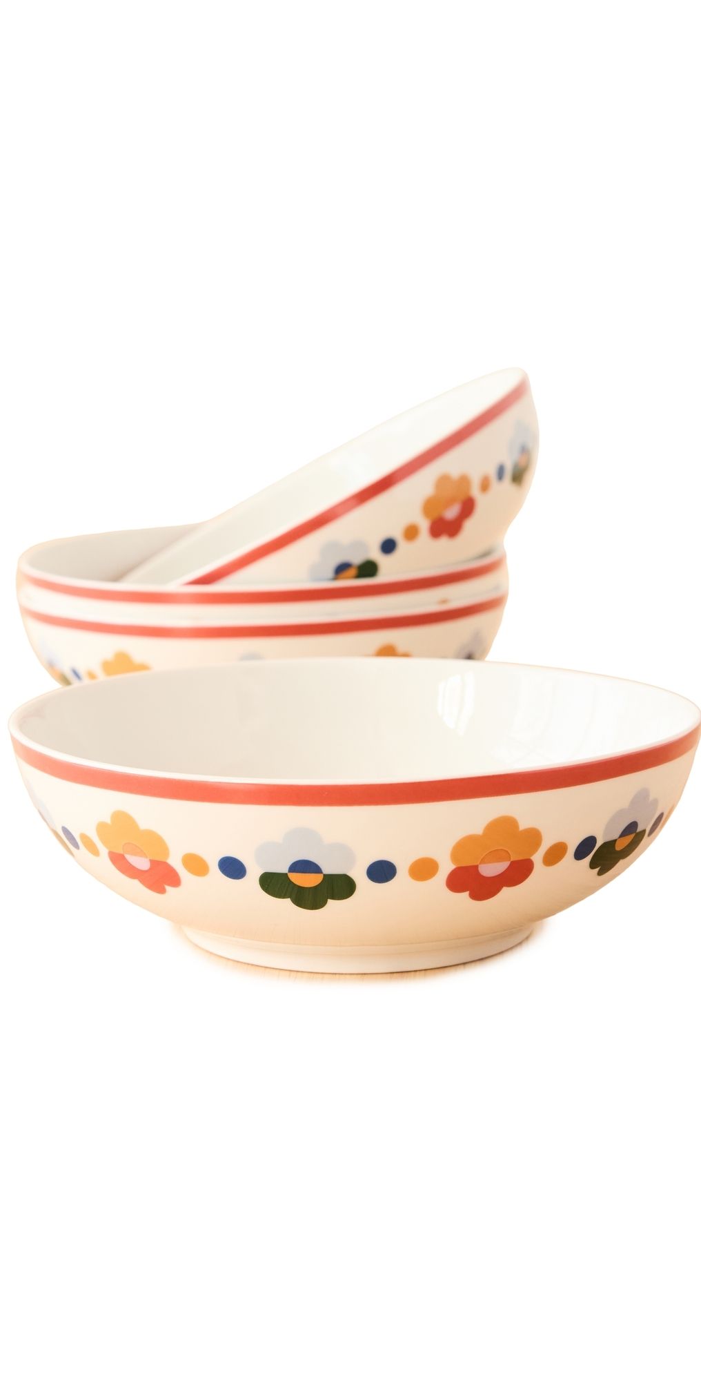 Misette Cereal Bowls Set of 4 Floral One Size