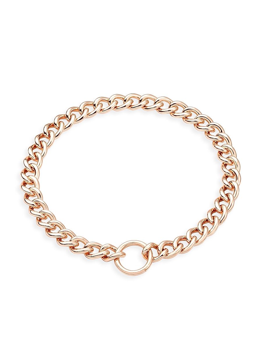 Women's Catene 18K Rose Gold Curb Chain Necklace