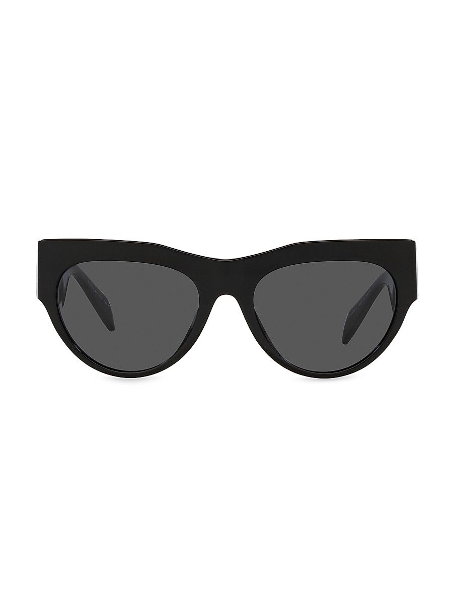 Women's 56MM Cat-Eye Sunglasses - Black
