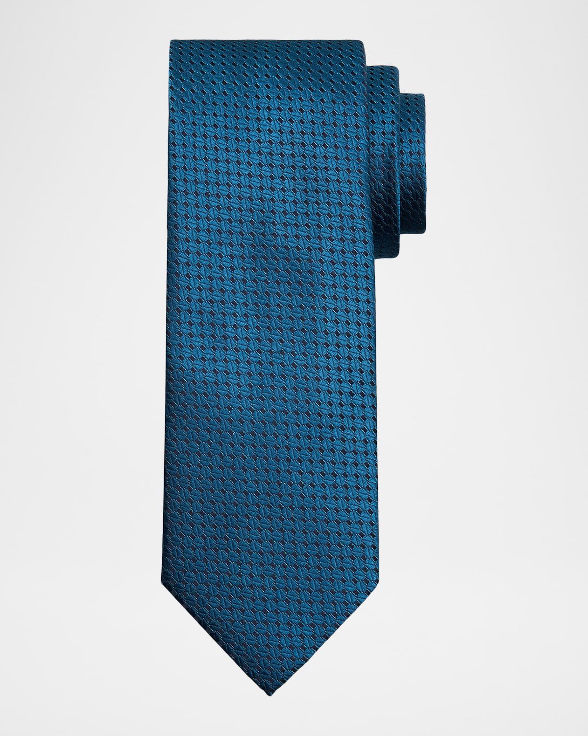 Men & apos;s Geometric Silk Jacquard Tie