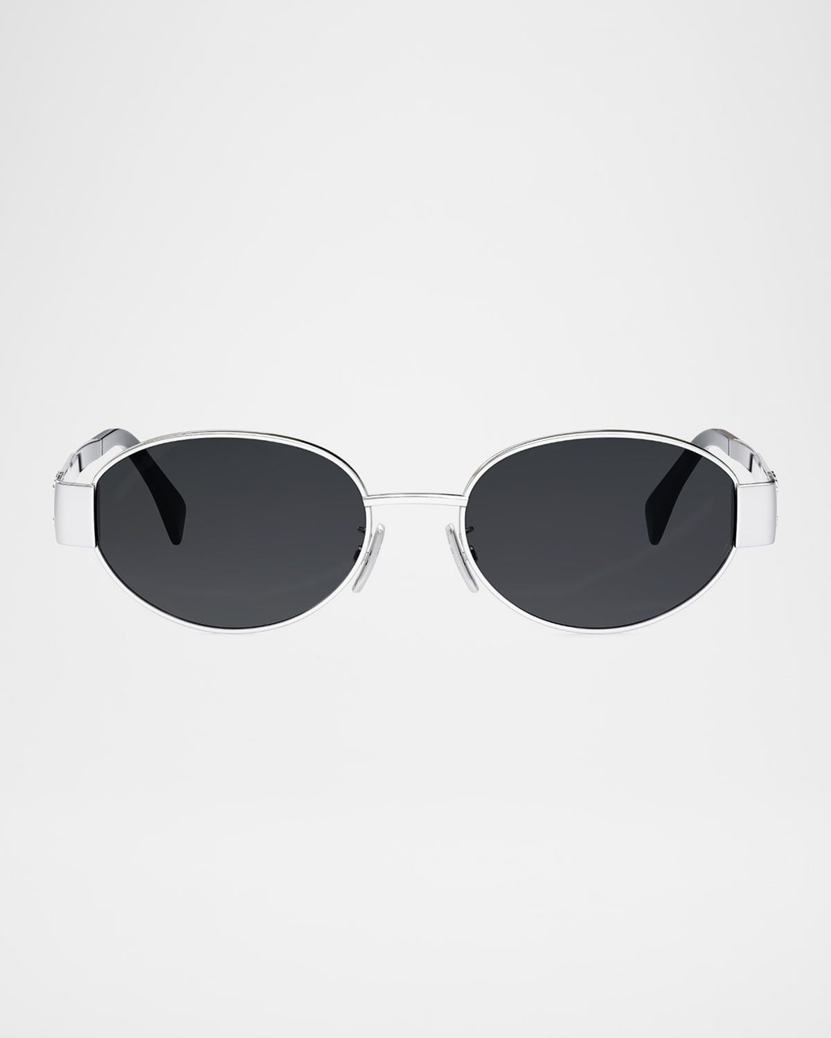 Men & apos;s Triomphe Metal Oval Sunglasses
