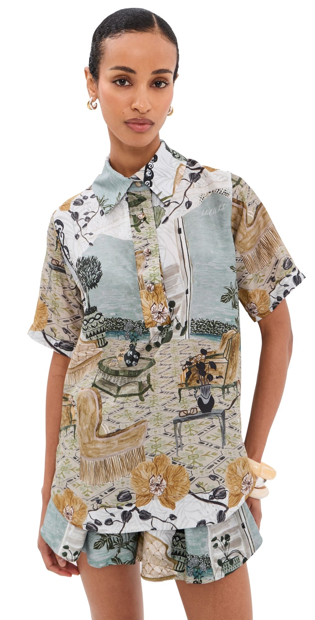 Isla & White Sol Top Belvedere XL