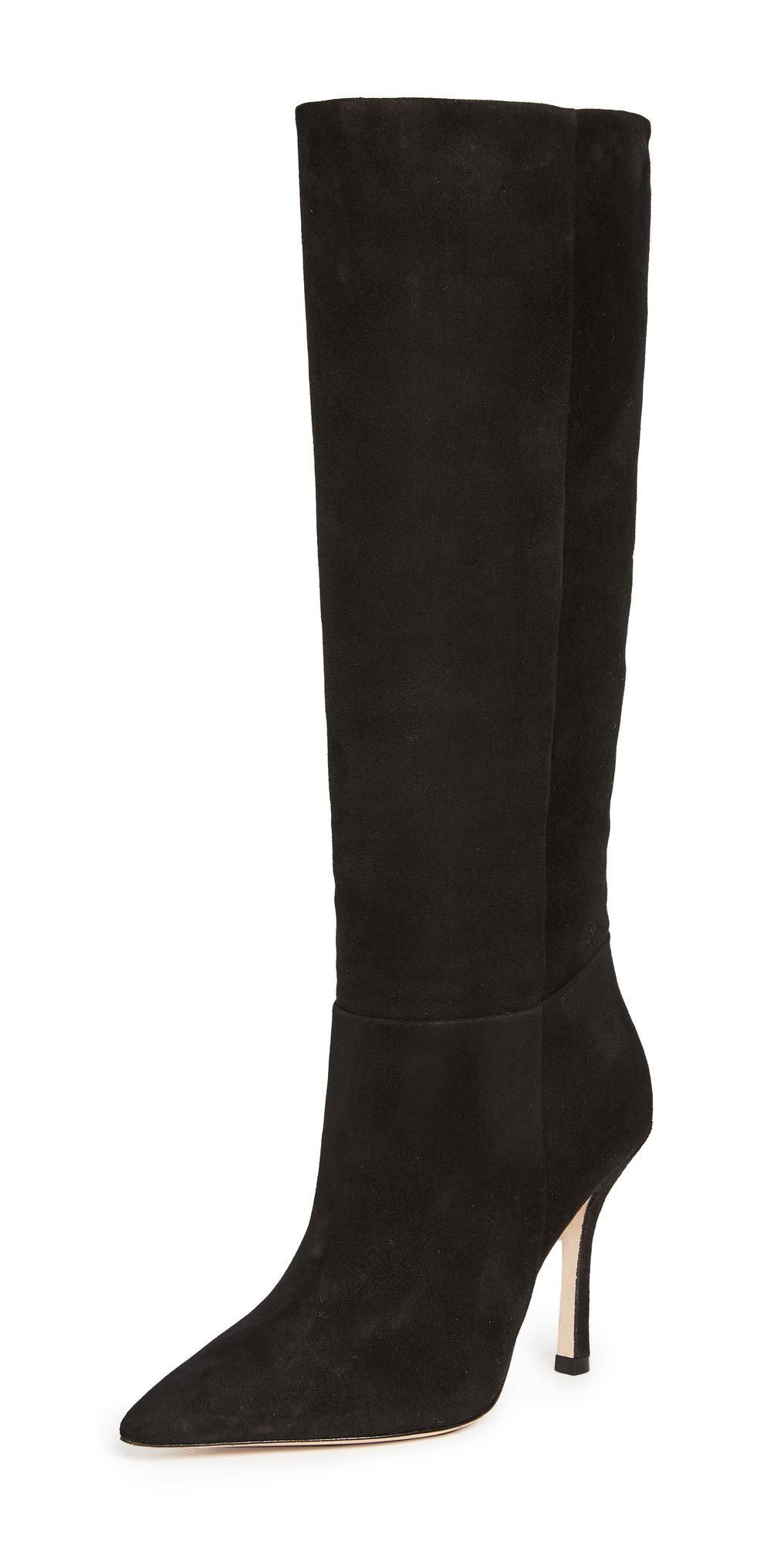 Larroudé Kate To the Knee Boots Black 5.5
