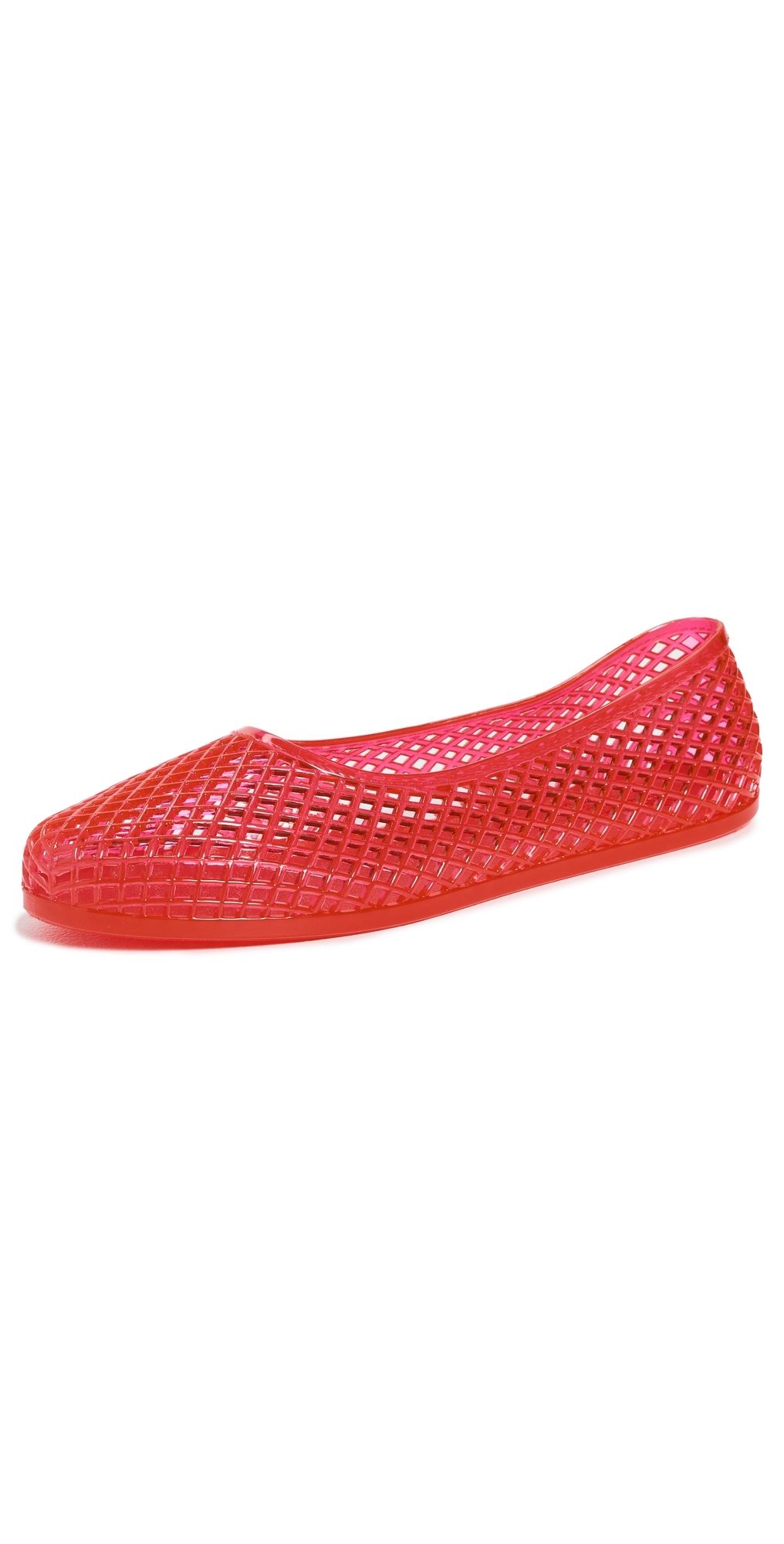 Ancient Greek Sandals Iro Jelly Flats Red 35