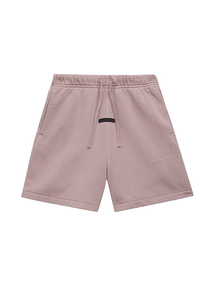 Little Kid's & Kid's Logo Sweat Shorts - Faded Mauve - Size 12