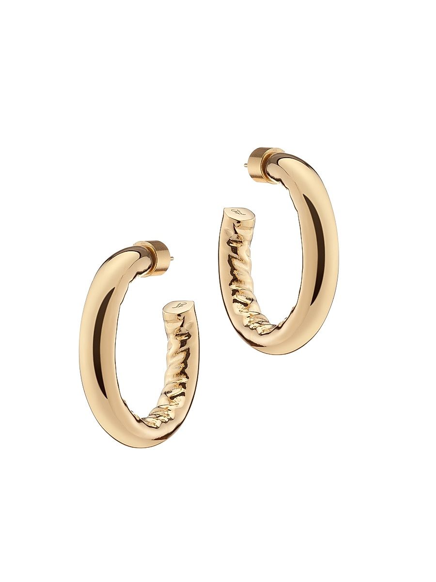 Women's Jennifer 10K-Gold-Plated Mini Hoop Earrings - Yellow Gold