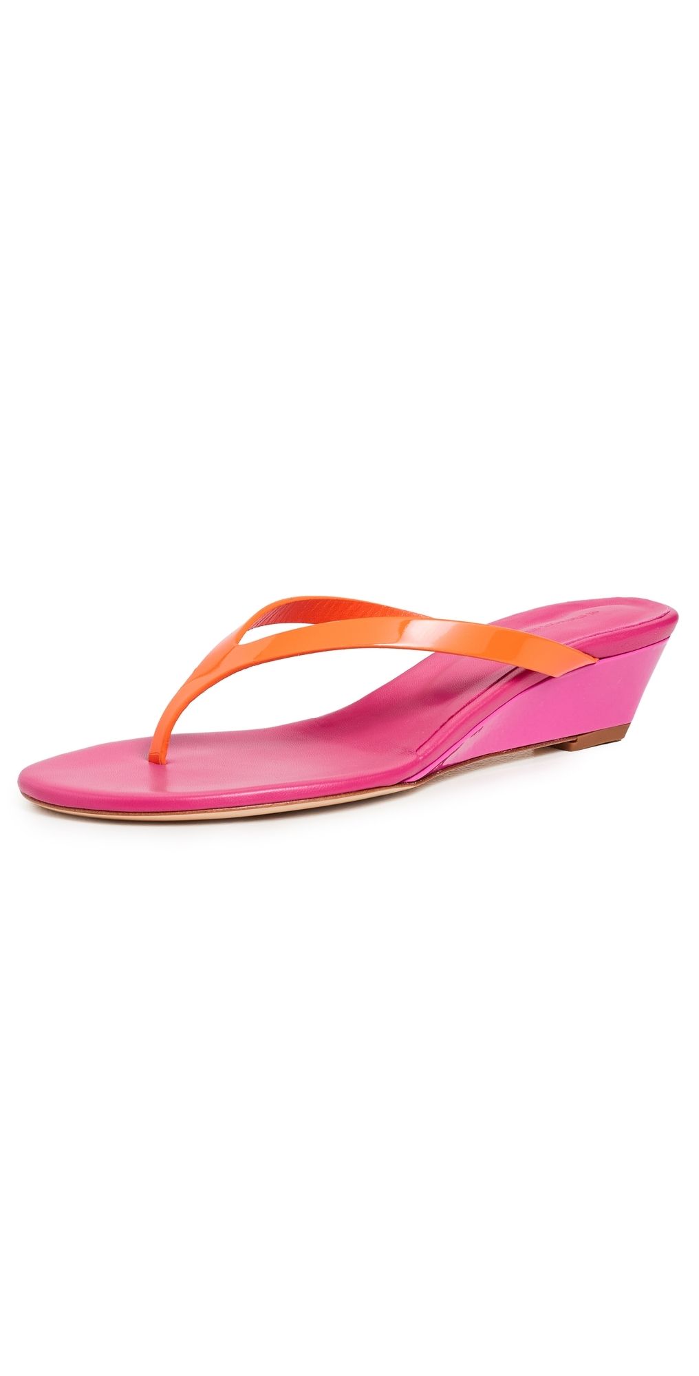 Christopher Esber Scala Wedges Watermelon/Tangelo 37