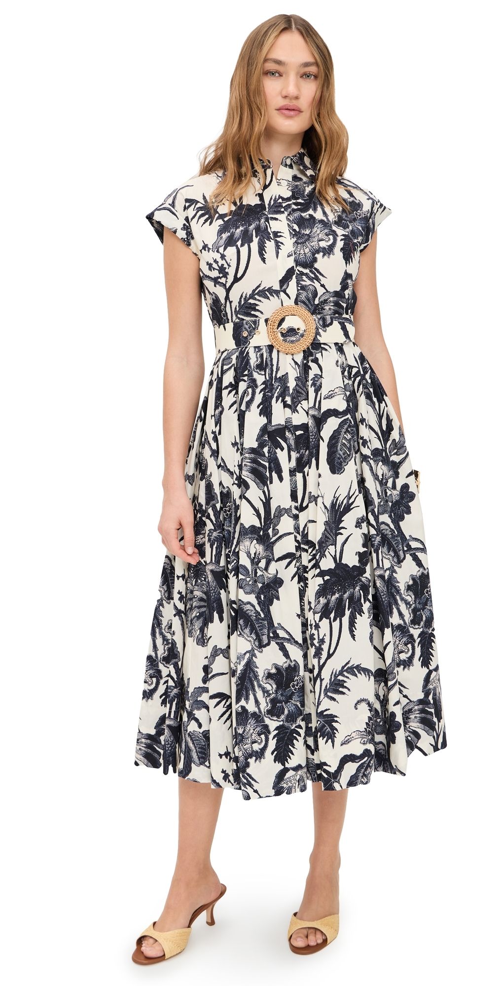Cara Cara Octavia Dress Fauna Floral Navy 00
