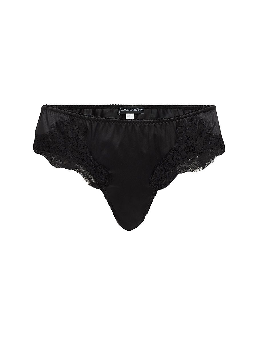 Women's Brasiliano Silk Hipster Brief - Nero - Size XL
