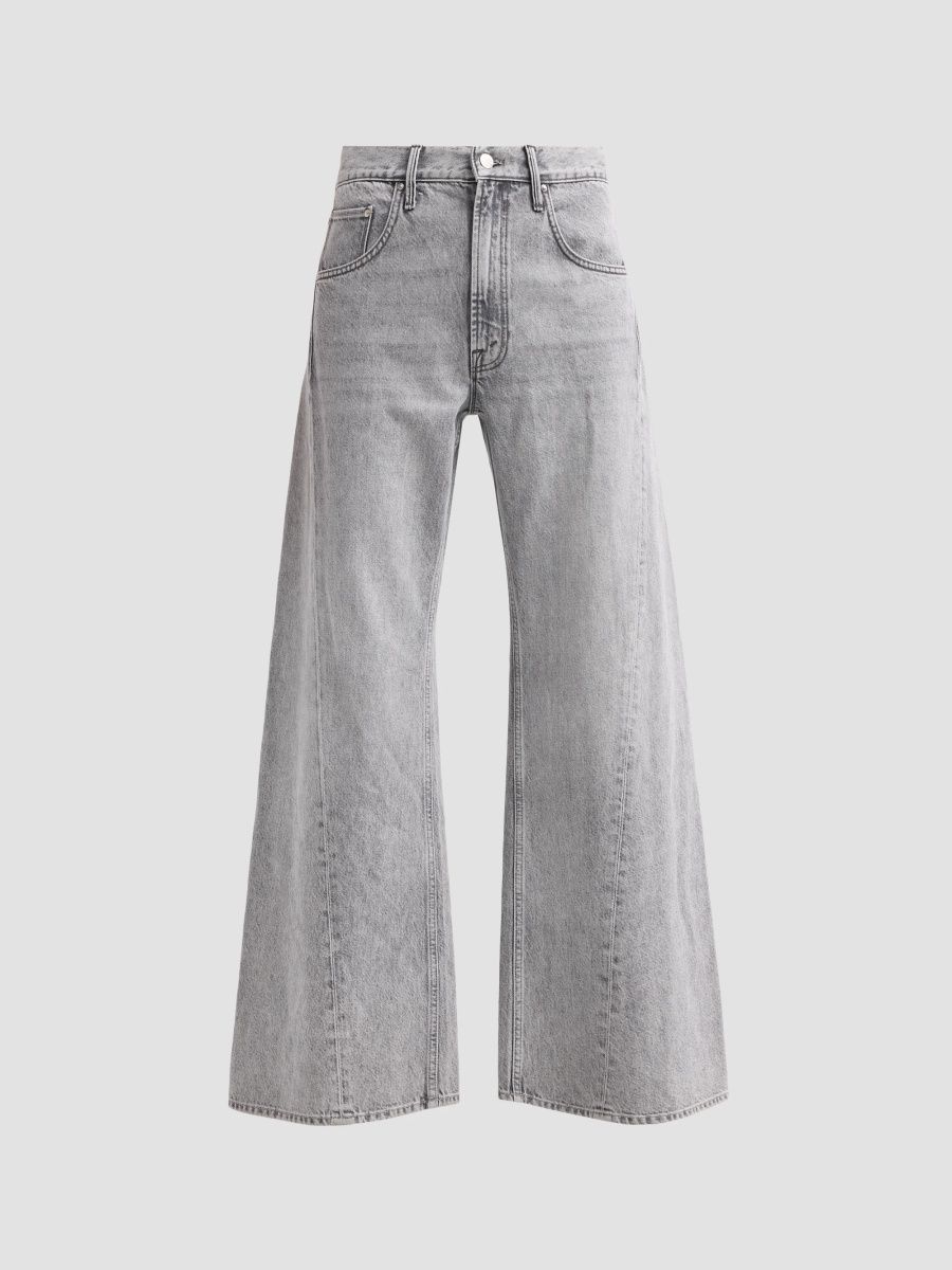Mother Women's The Lemon Twist Wide-Leg Jeans - Rocky Road - Size 24