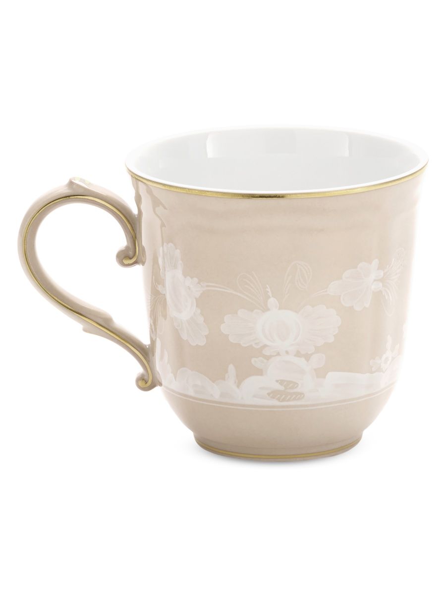 Ginori 1735 Oriente Italiano Gold-Rimmed Mug - Azalea