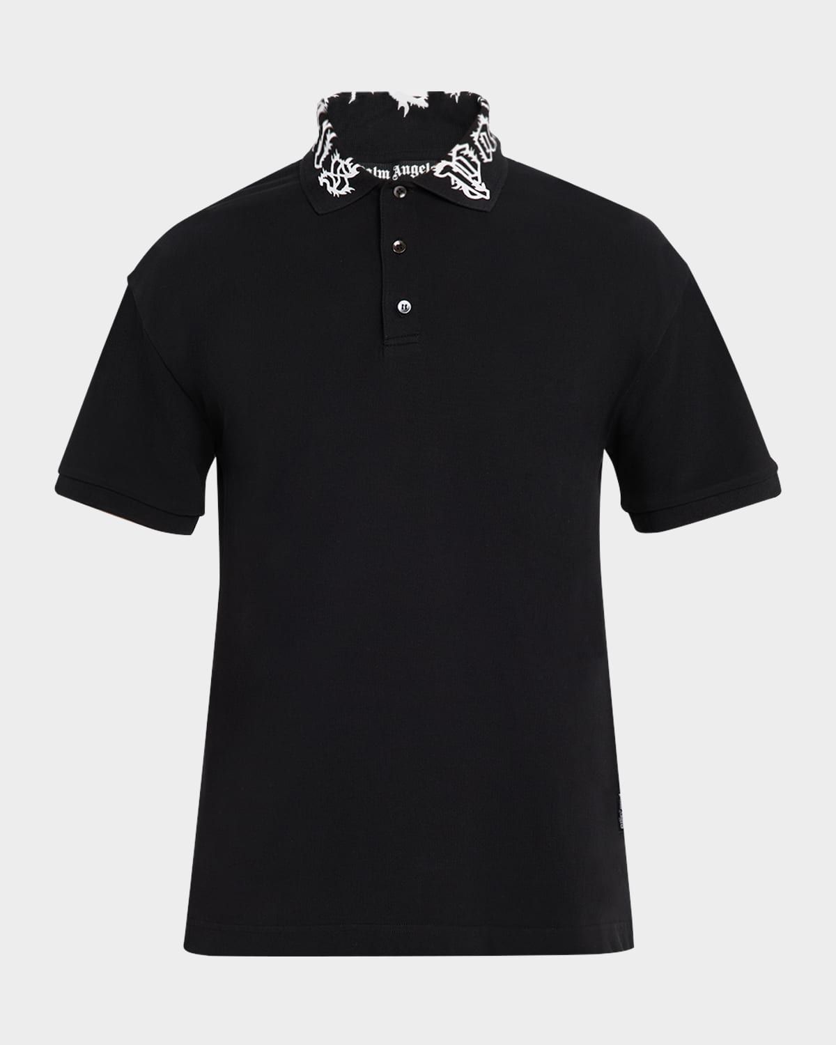 Men & apos;s Neck-Logo Polo Shirt
