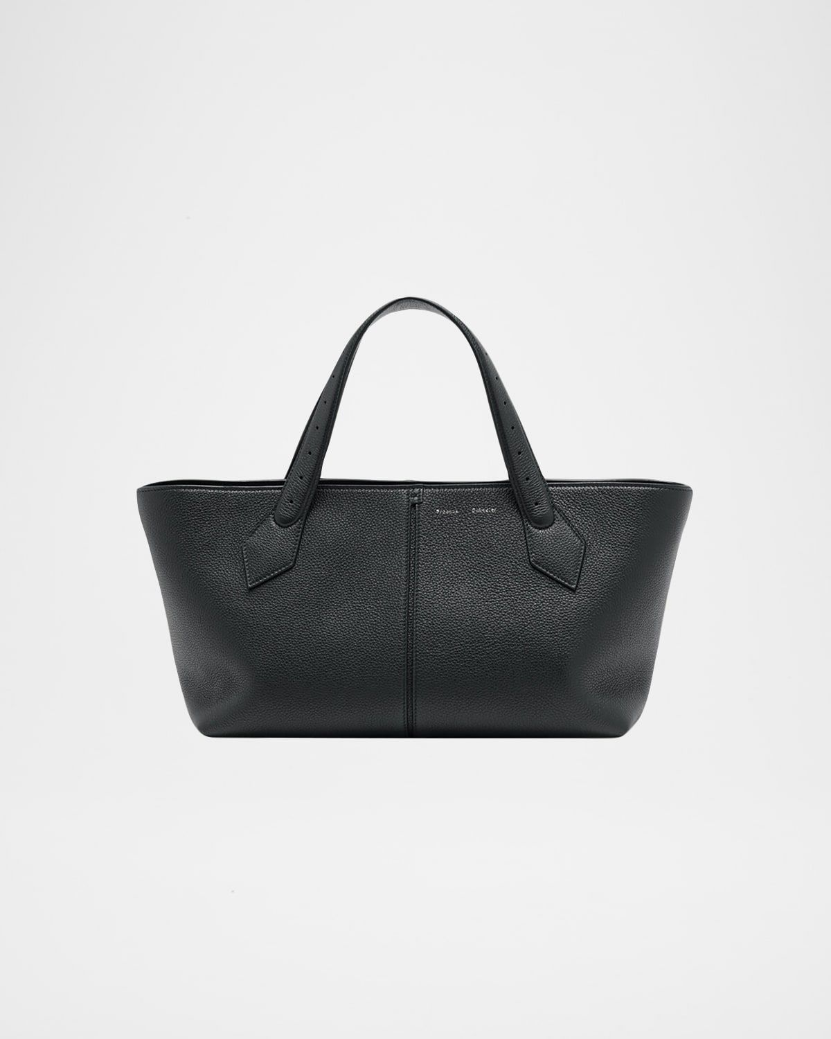 Chelsea East-West Pebble Leather Tote Bag