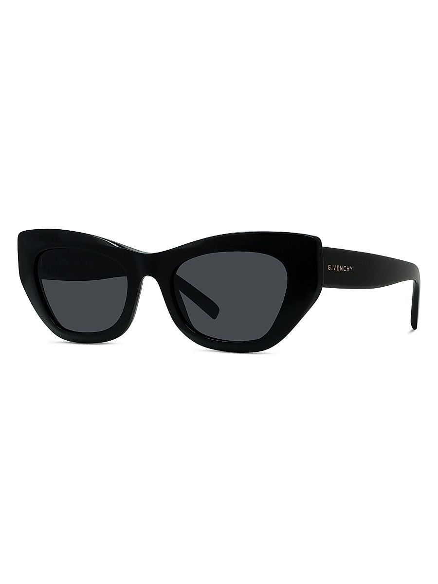 Women's City 54MM Cat-Eye Sunglasses - Black
