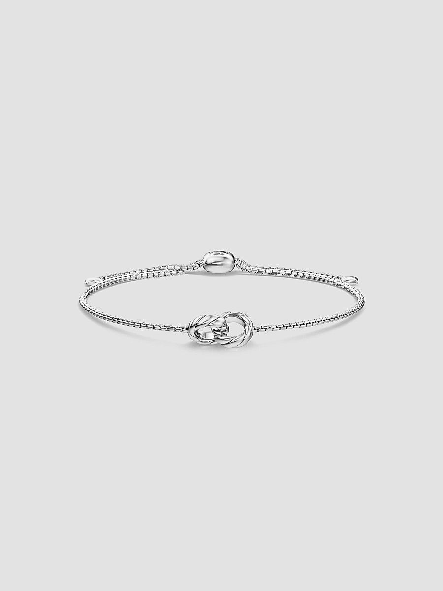 Women's Sculpted Cable Chain Bracelet in Sterling Silver, 8MM - Silver