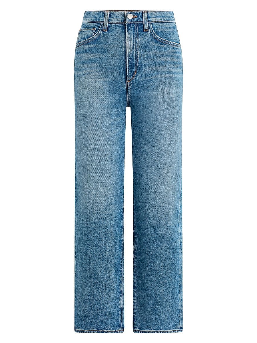 Women's The Margot High-Rise Crop Straight-Leg Jeans - Metaphor - Size 30