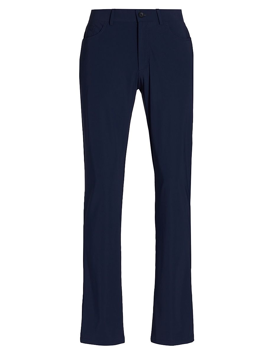 Men's COLLECTION Stretch Traveler Pants - Navy - Size 31