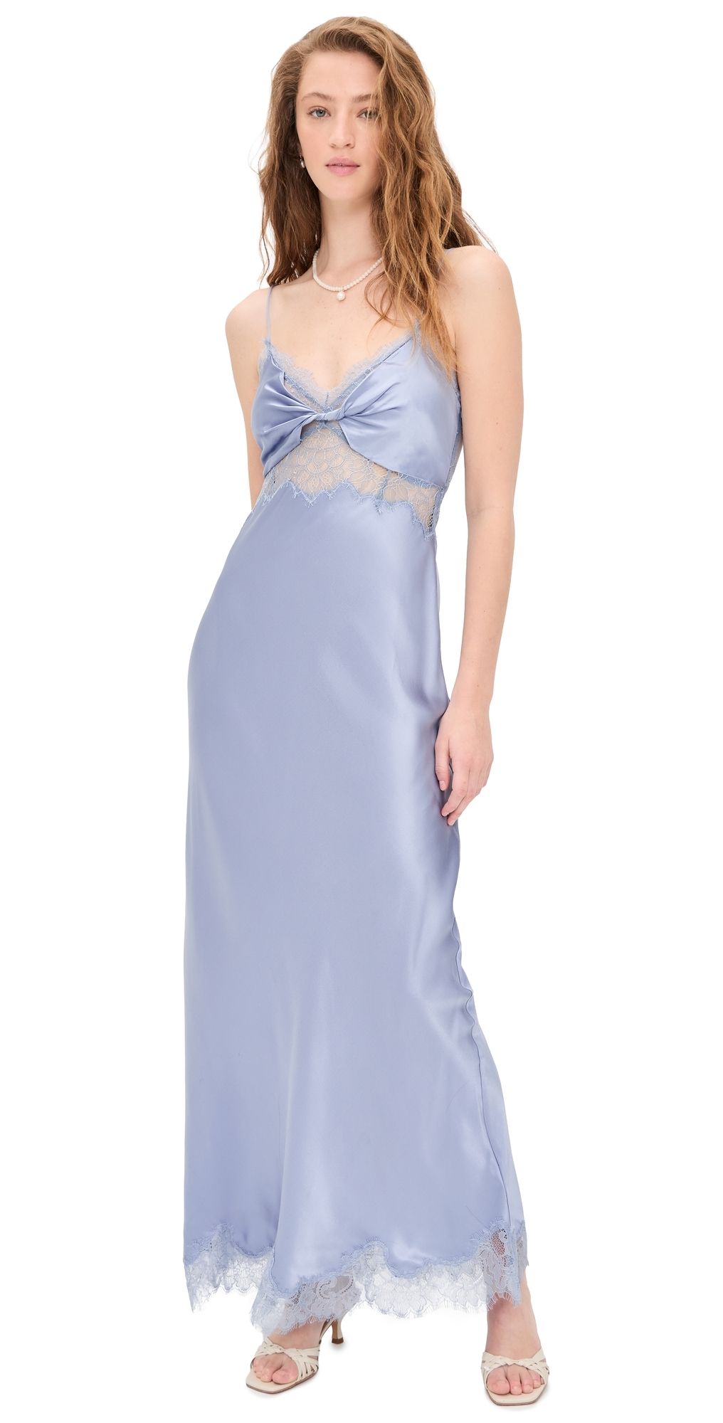 LoveShackFancy Orianna Dress Washed Sky 4