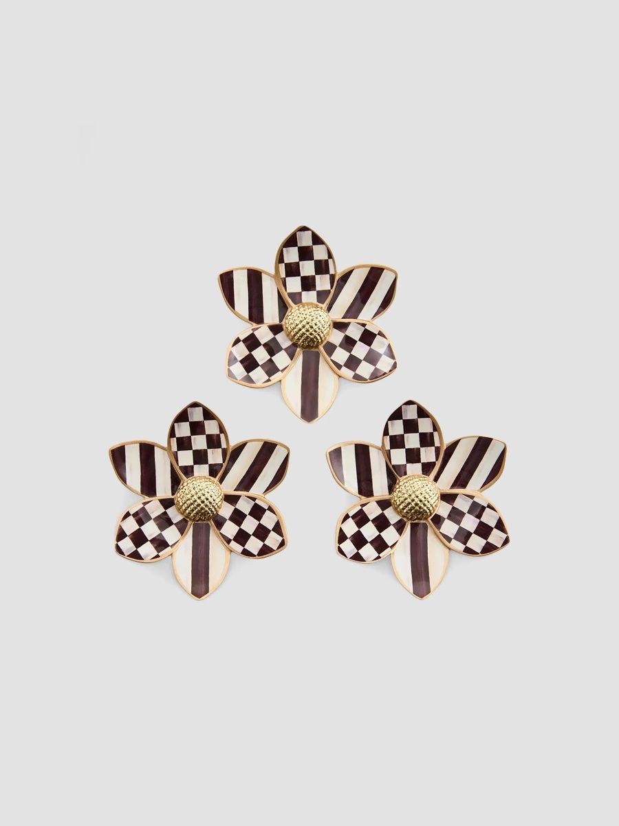MacKenzie-Childs 3-Piece Courtly Floral Wall Accents