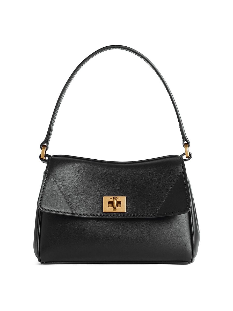 Women's Rodeo Nano Shoulder Bag with Chain - Black