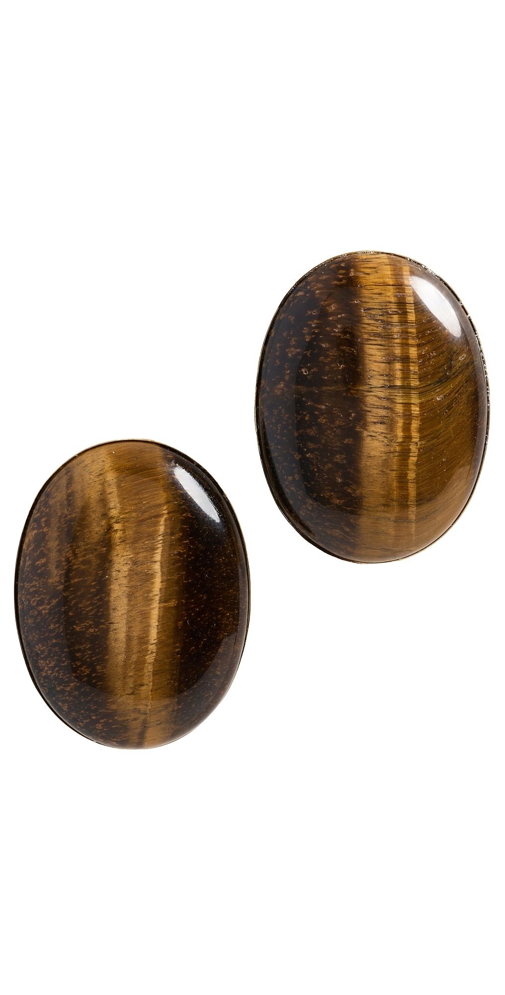 Jennifer Behr Audra Earrings Tigers Eye One Size