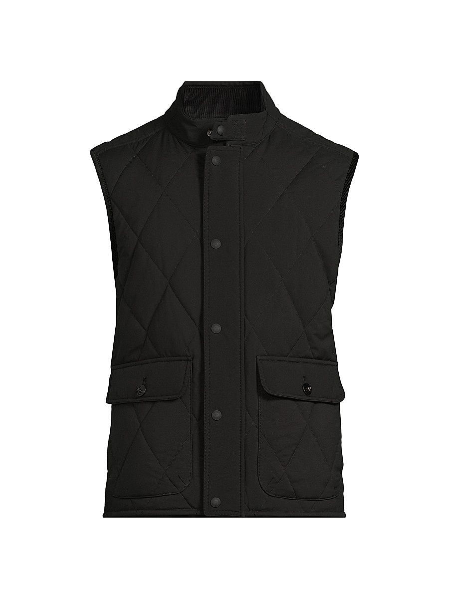 Men's Carleton Quilted Down Vest - Polo Black - Size XXL