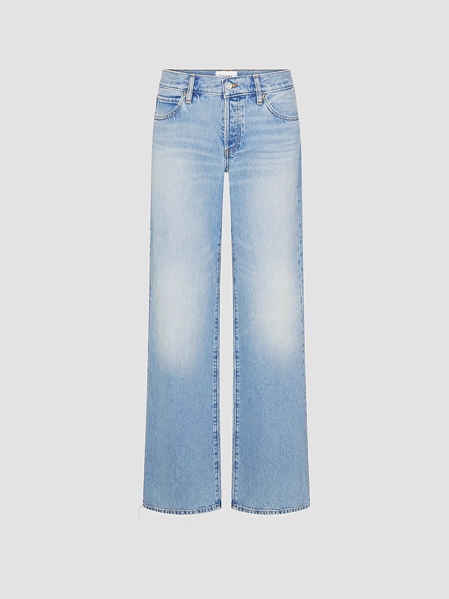 FRAME Women's The Gray Straight-Leg Jeans - Dodger Offset Hem - Size 26