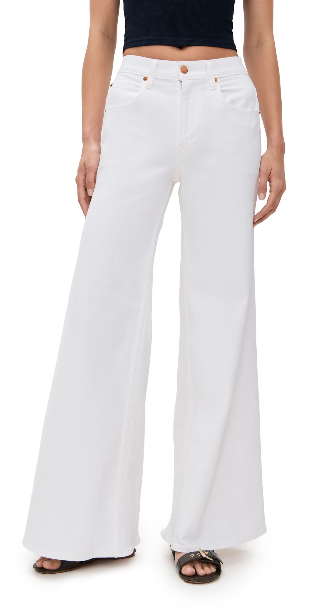 Jamie Haller The Palazzo Jeans Soft White 26