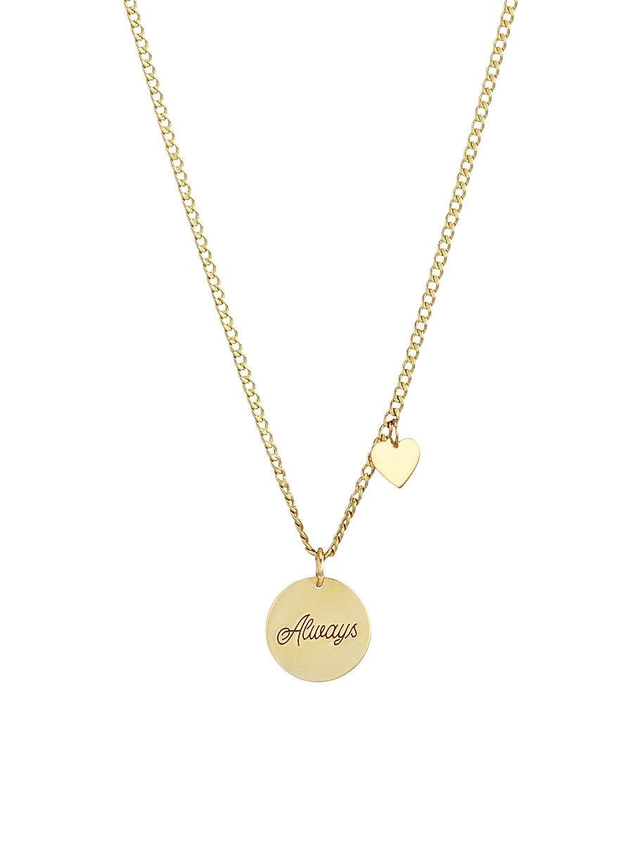 Women's Amore 14K Yellow Gold Pendant Necklace - Yellow Gold - Size 20