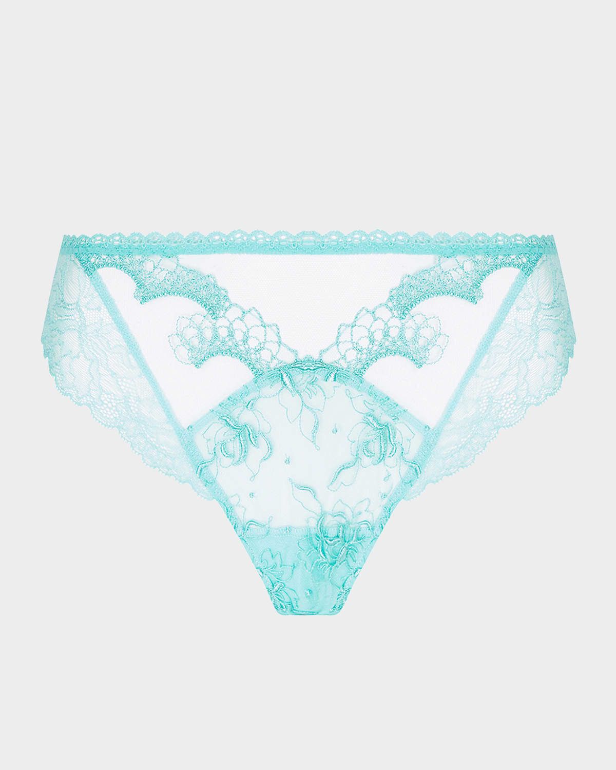Princess Iris Embroidered Tulle Italian Briefs